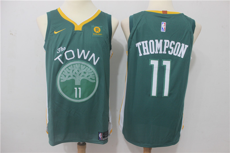 Men Golden State Warriors 11 Thompson Green Game Nike NBA Jerseys1